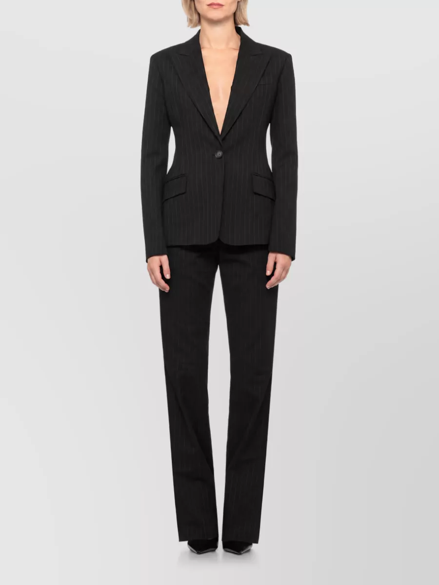 The Andamane Pinstriped Blazer