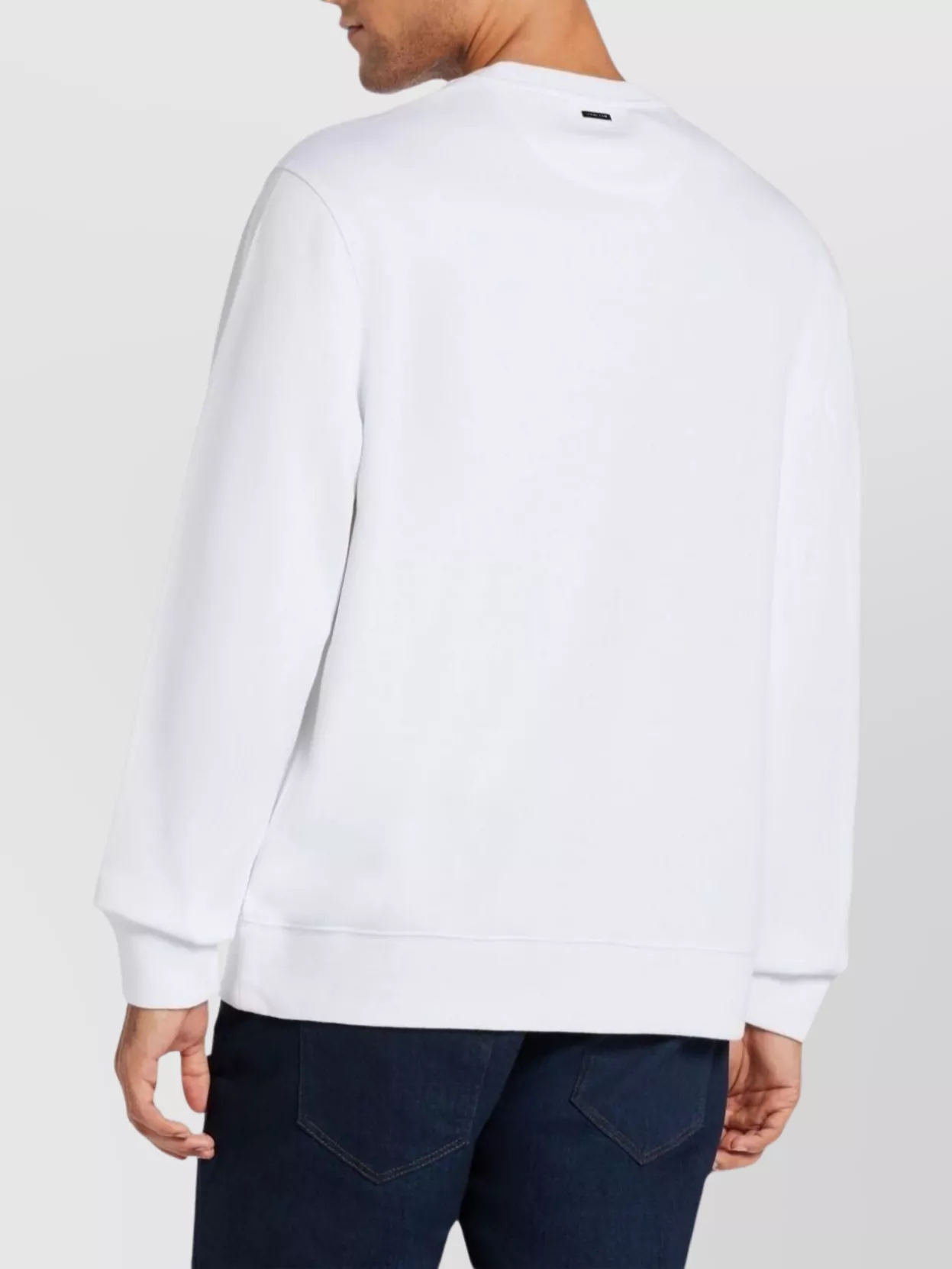 Michael Kors Crew Neck Knit Sweater In White