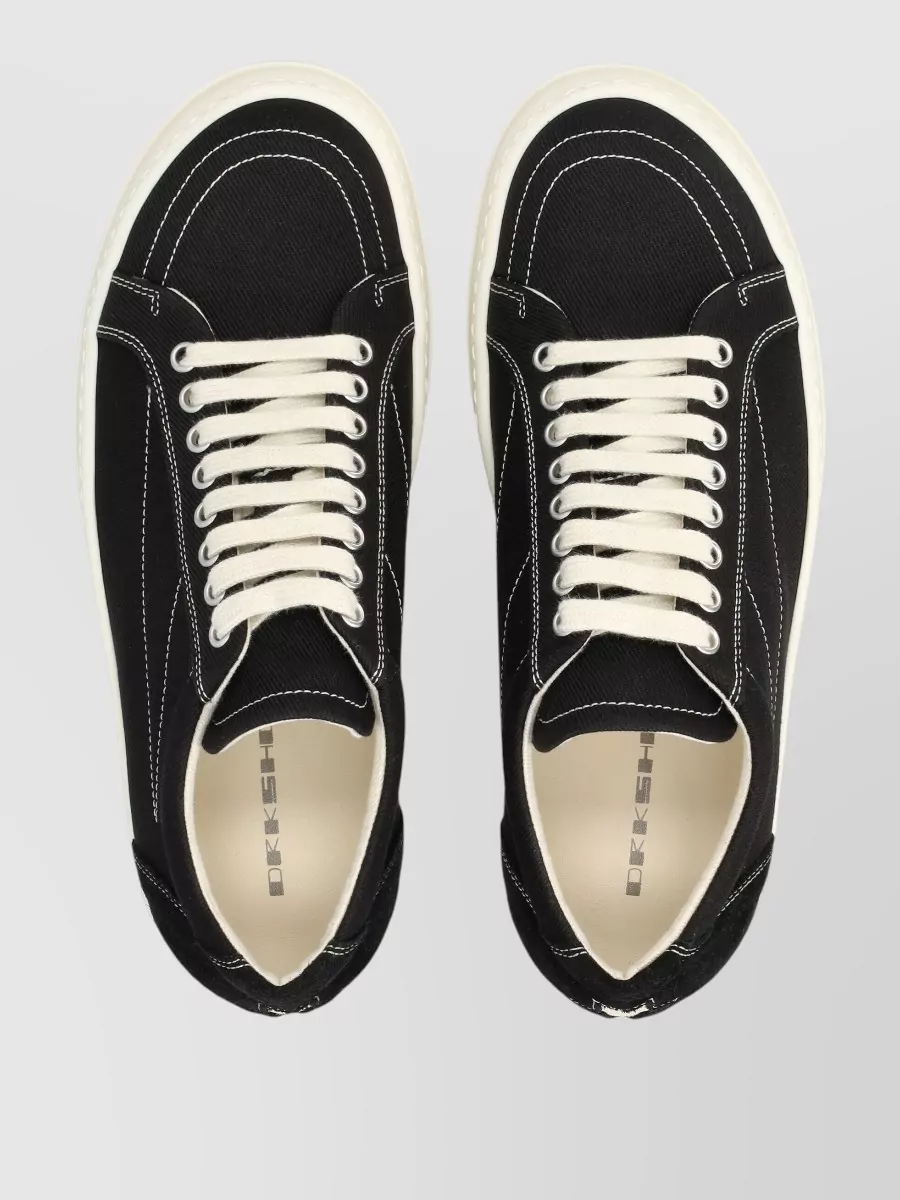 Rick Owens Drkshdw Cotton Low-Top Sneakers