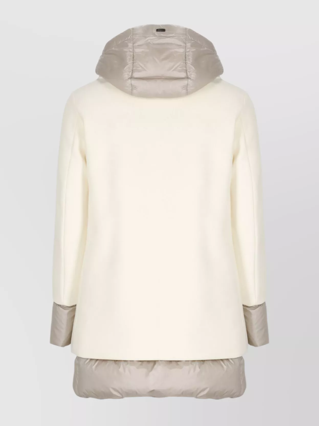 Herno High Neck Wool Padded Coat