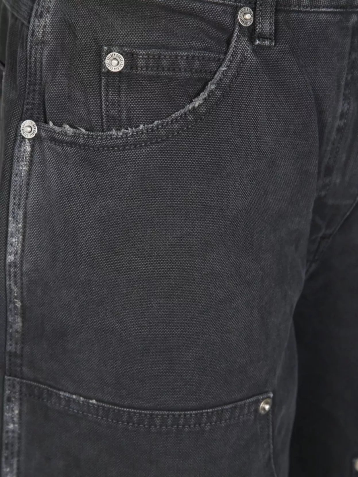 Golden Goose Marley Work Pant Cotton Destroyed Garment
