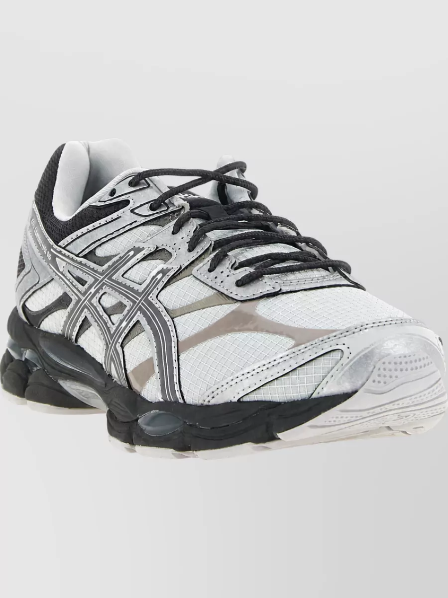 Asics Synthetic Leather Lace-Up Sneakers