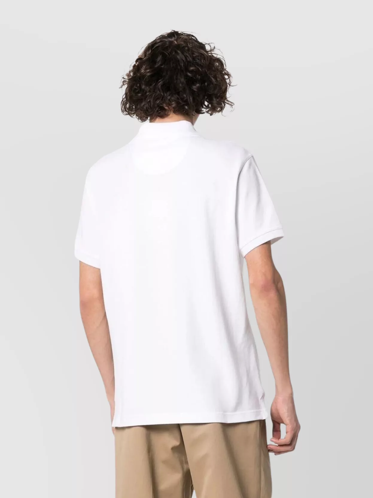 Barbour Polo Shirt Featuring Side Slits In Blue