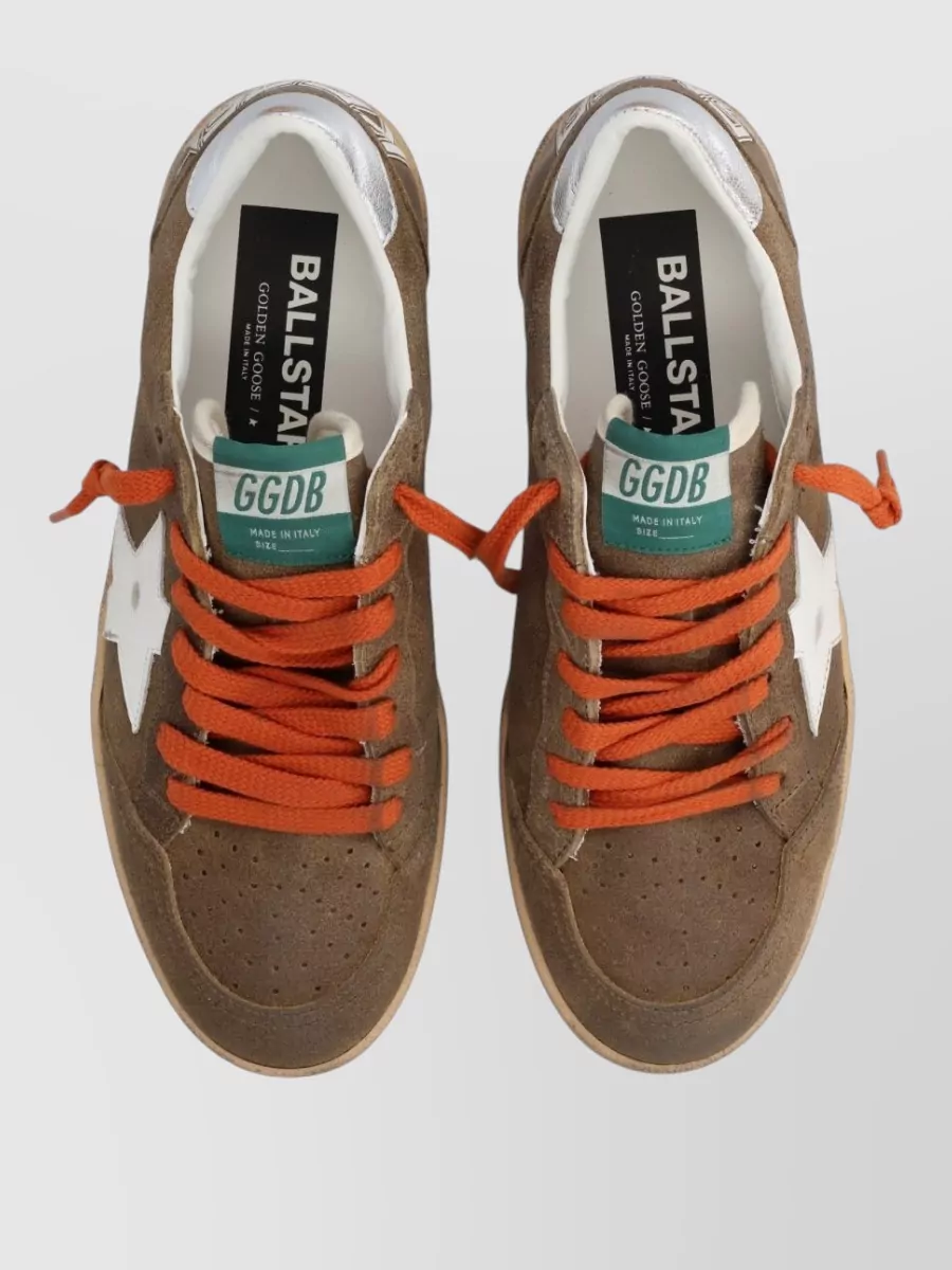Golden Goose Suede Sneakers Star Patch Rubber Sole