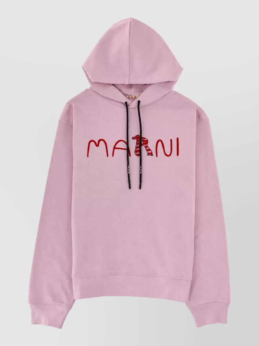 Marni cotton logo tank top