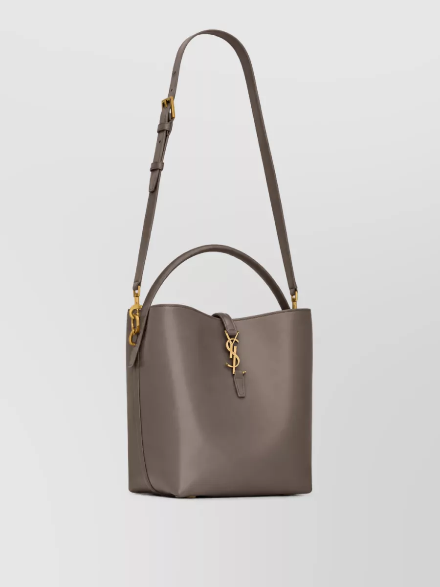 Saint Laurent Le 37 Leather Bucket Bag