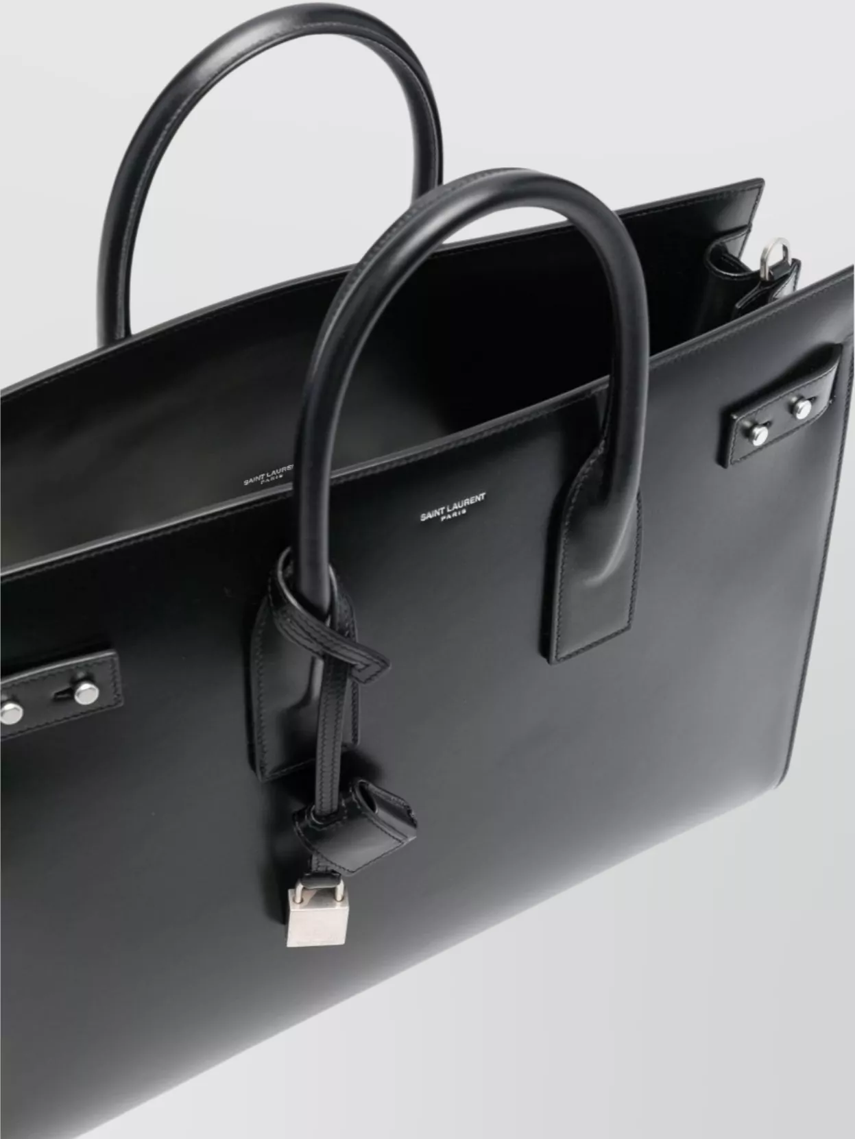 Saint Laurent Thin Leather Tote Bag