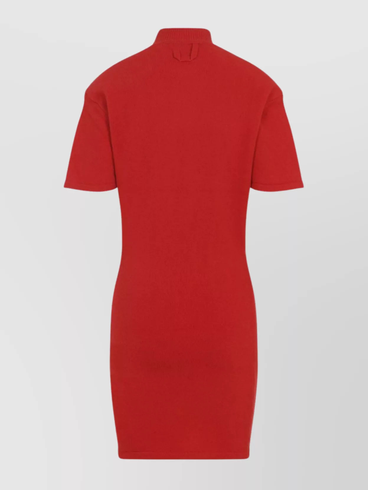 Jacquemus Turtleneck Short Sleeve Knee-Length Dress