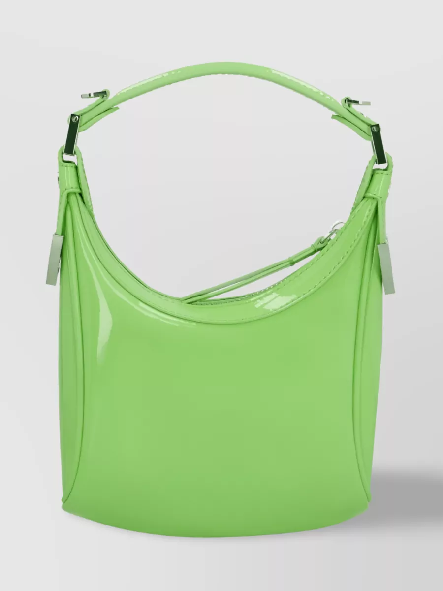 Shop By Far Cosmo Patent Leather Tote In Pastel