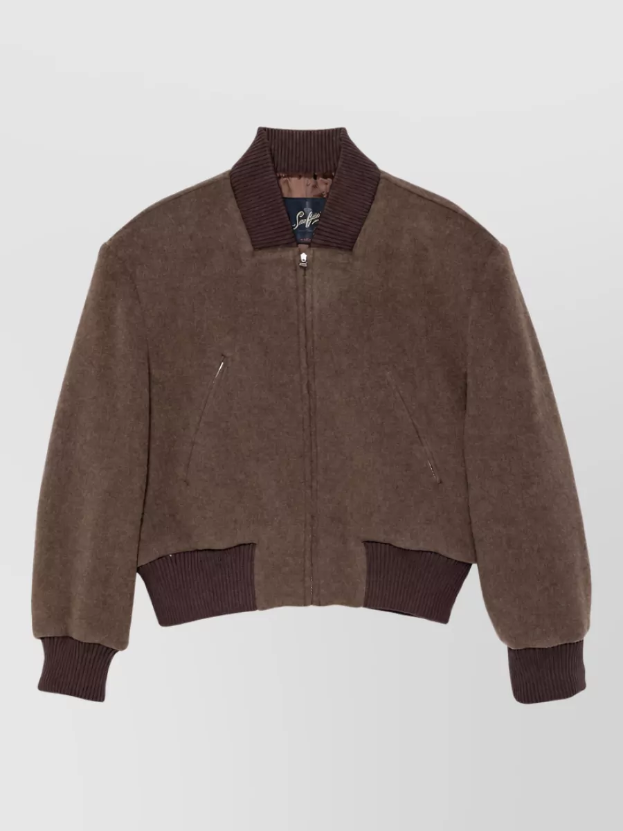 Seafarer silk oversized coat