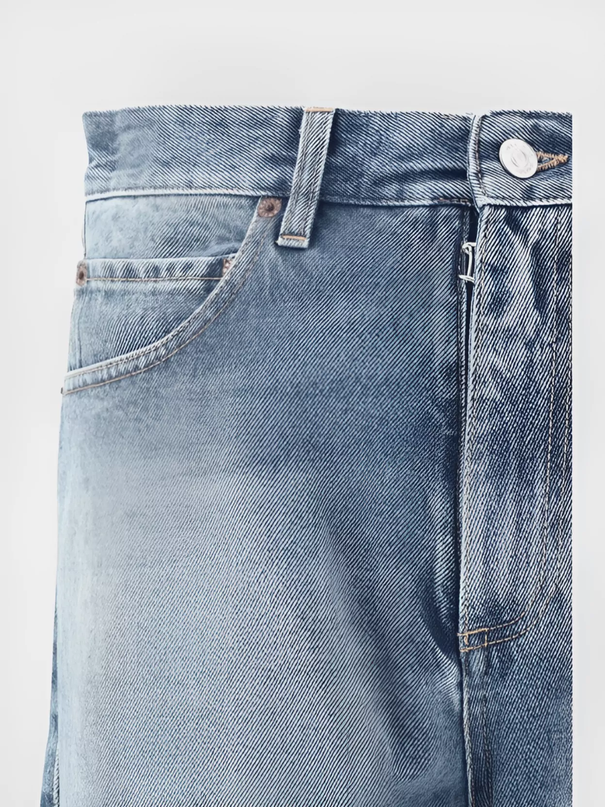 Mm6 Maison Margiela Straight Leg Cotton Jeans