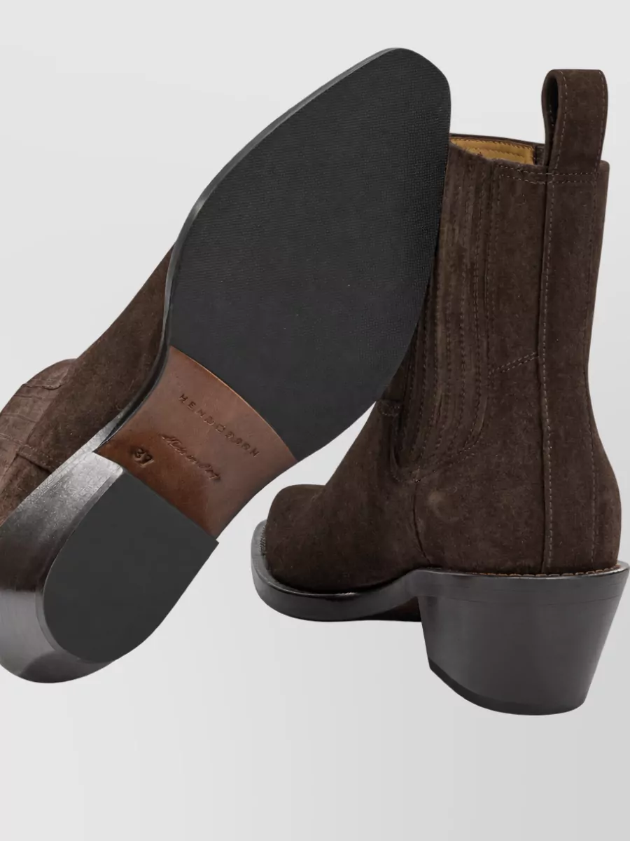 Henderson Baracco Suede Leather Ankle Boots