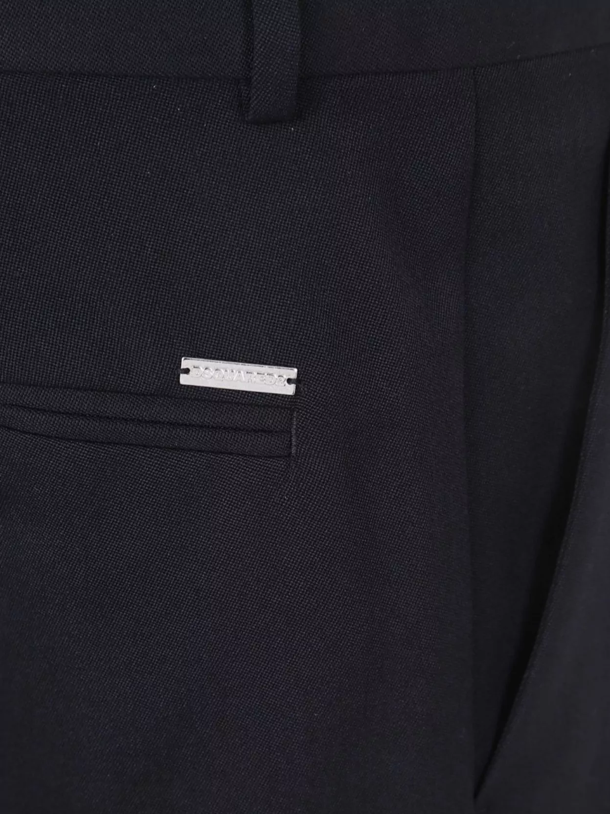 Dsquared2 "slim Fit" Trousers Featuring Belt Loops In Blue