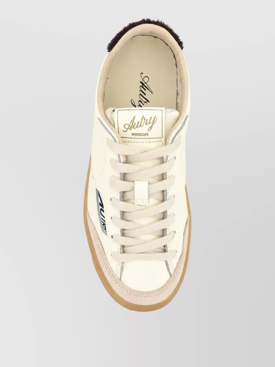 Autry Leather Lace-Up Sneakers
