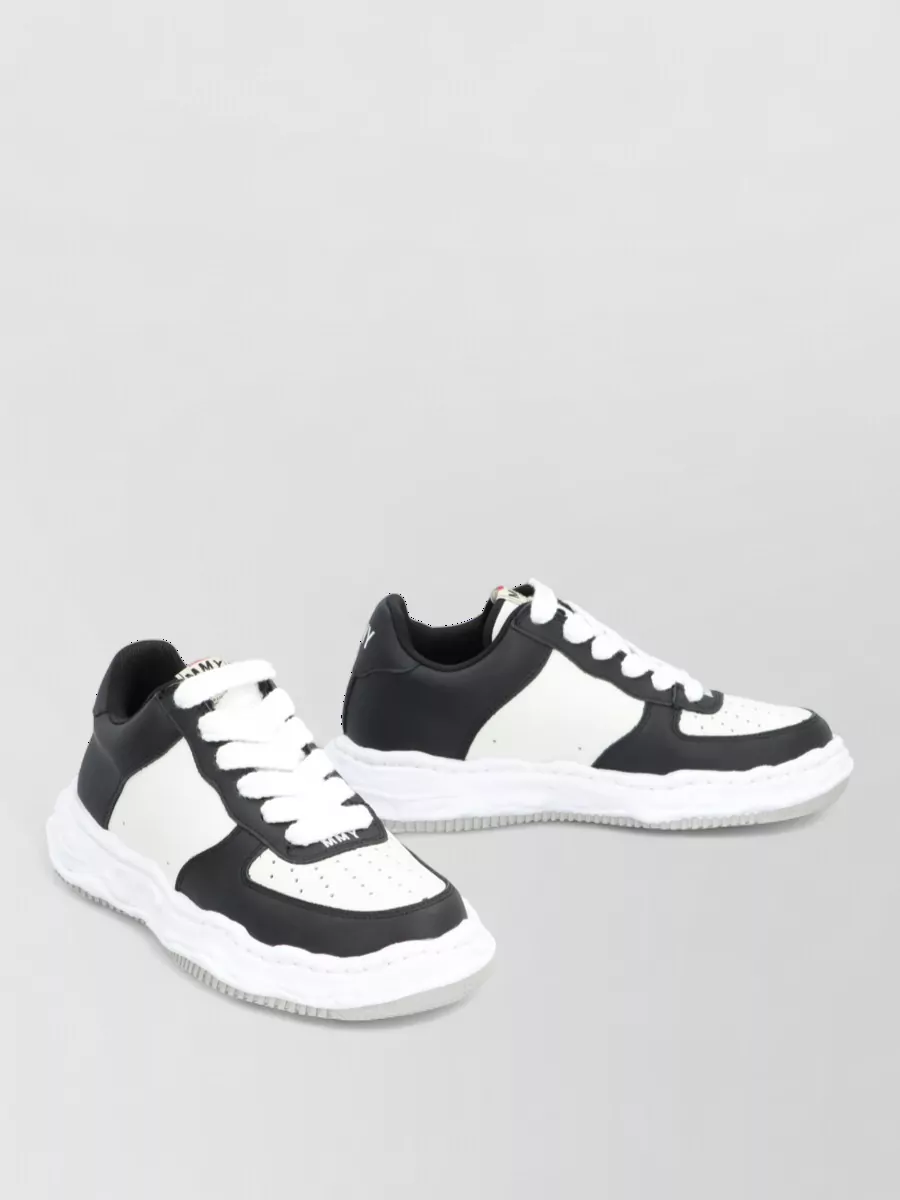Maison Mihara Yasuhiro leather low-top sneakers