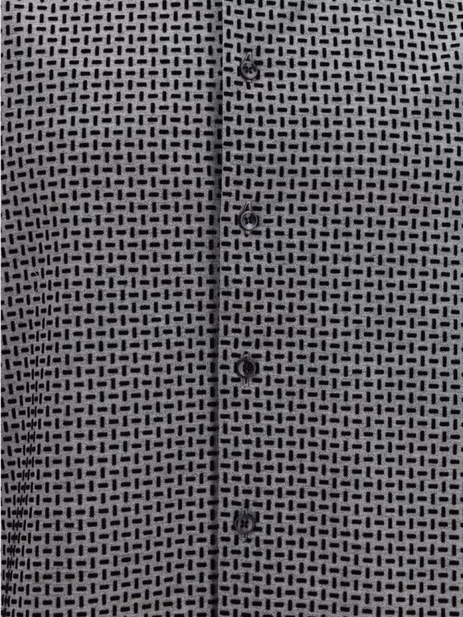 Giorgio Armani Cotton regular-fit geometric-print shirt