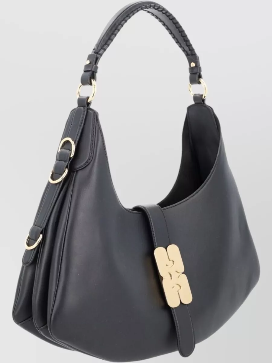 Ganni Kat Small Leather Shoulder Bag