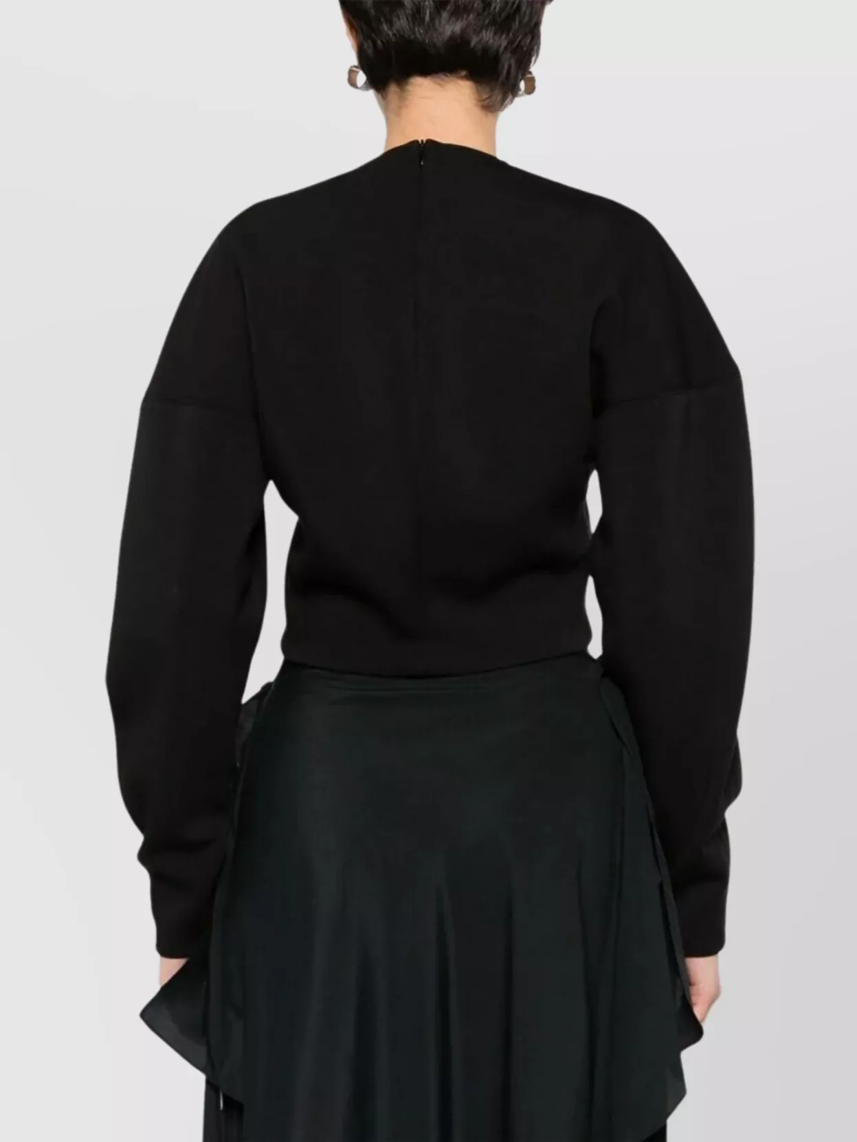 Gauge81 Cropped Knit Crew Neck Sweater