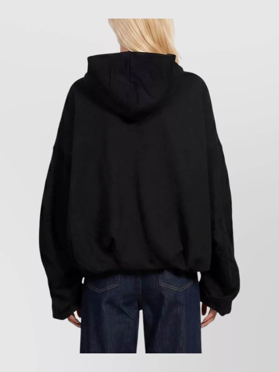 Dries Van Noten Cotton Oversized Zip-Up Hoodie