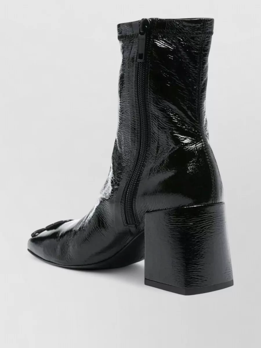 Courrèges Vinyl Ankle Boots
