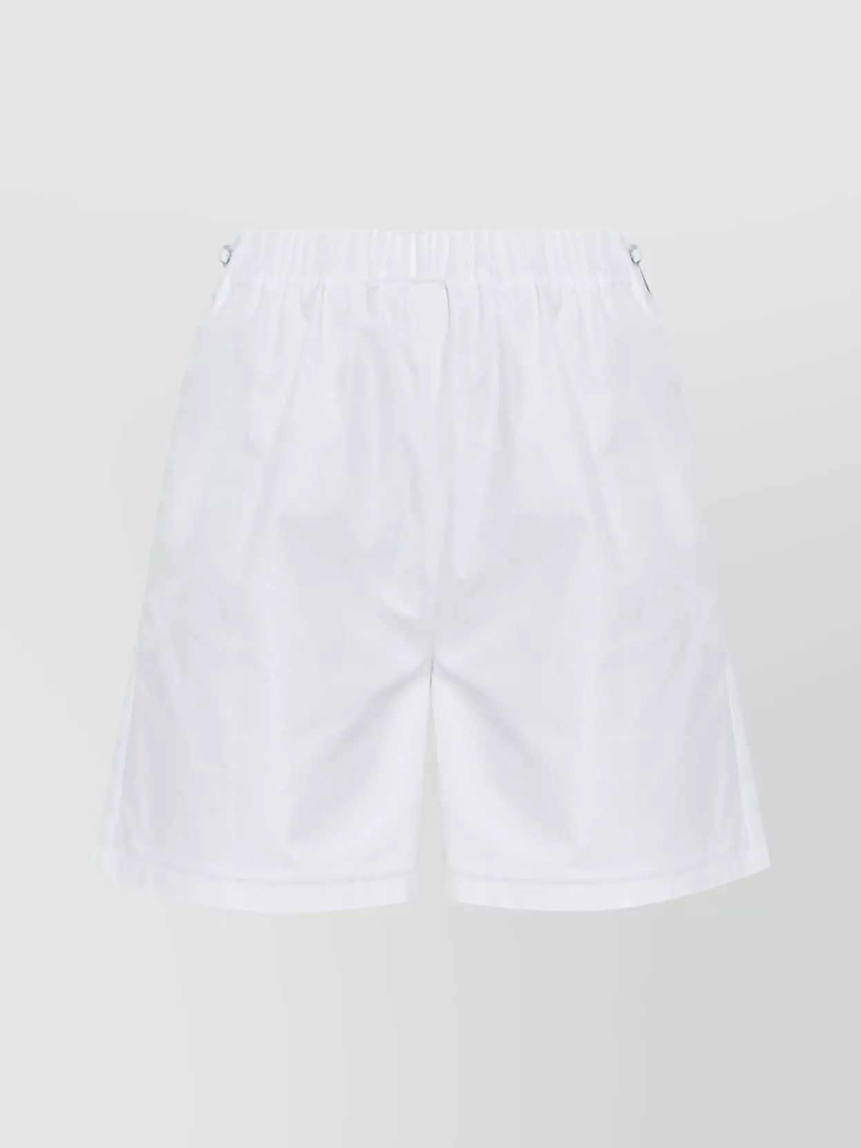 Max Mara Waistband Drawstring Eyelets Pockets Shorts