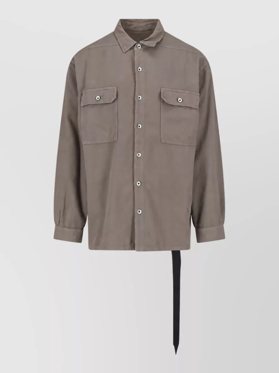 Rick Owens Drkshdw cotton shirt jacket