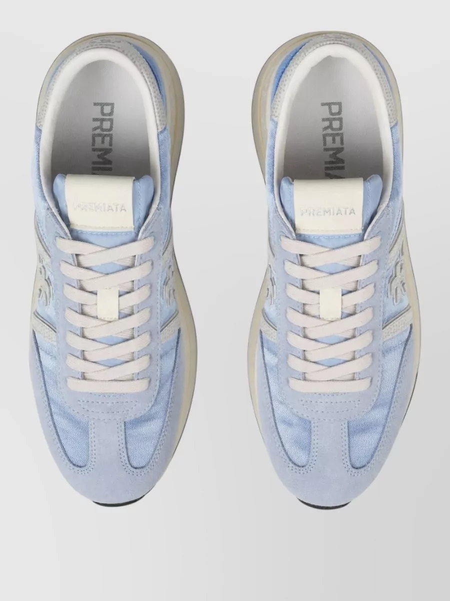 Premiata Leather Low-Top Sneakers