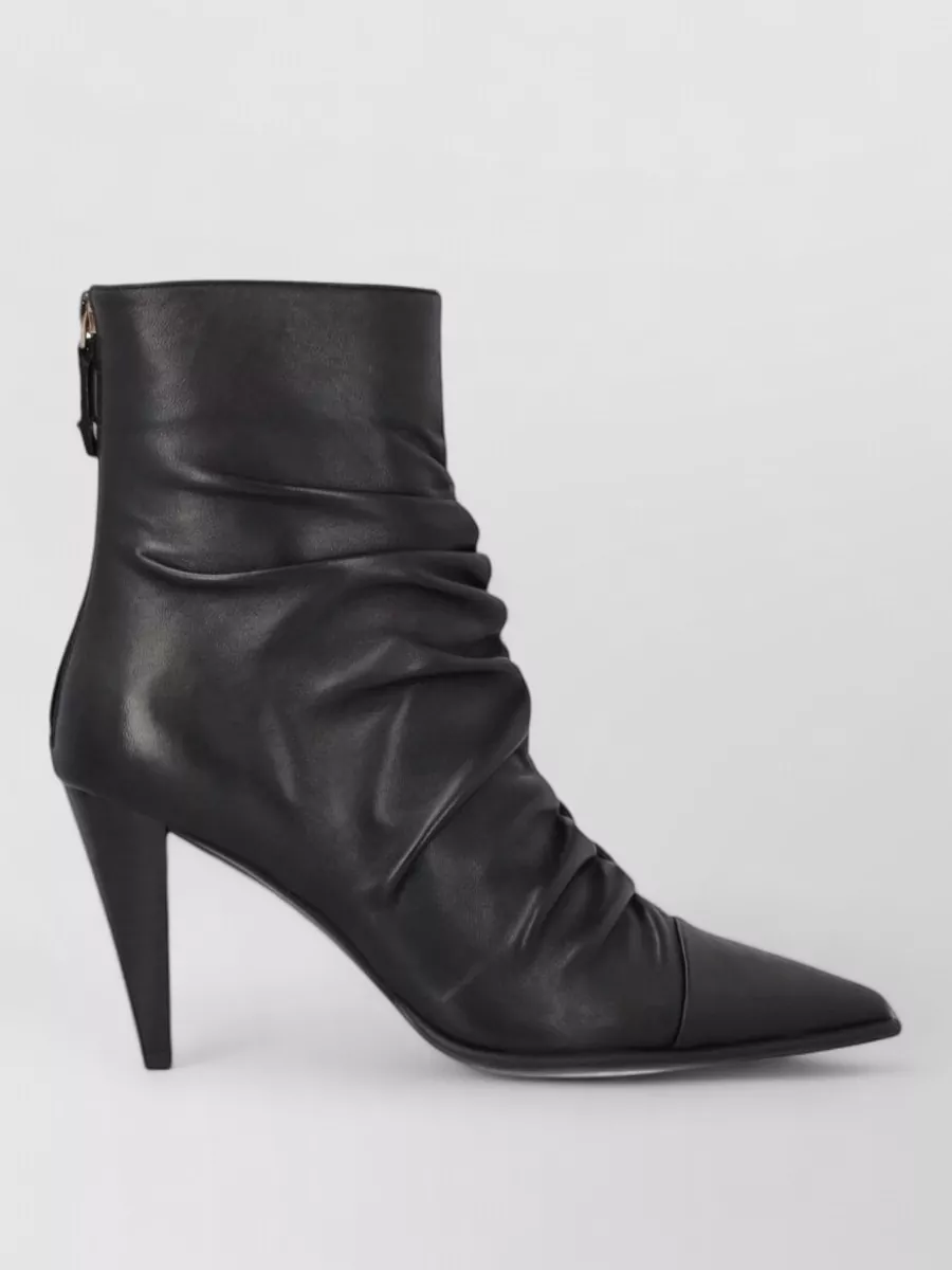 Pinko Leather Ankle Boots