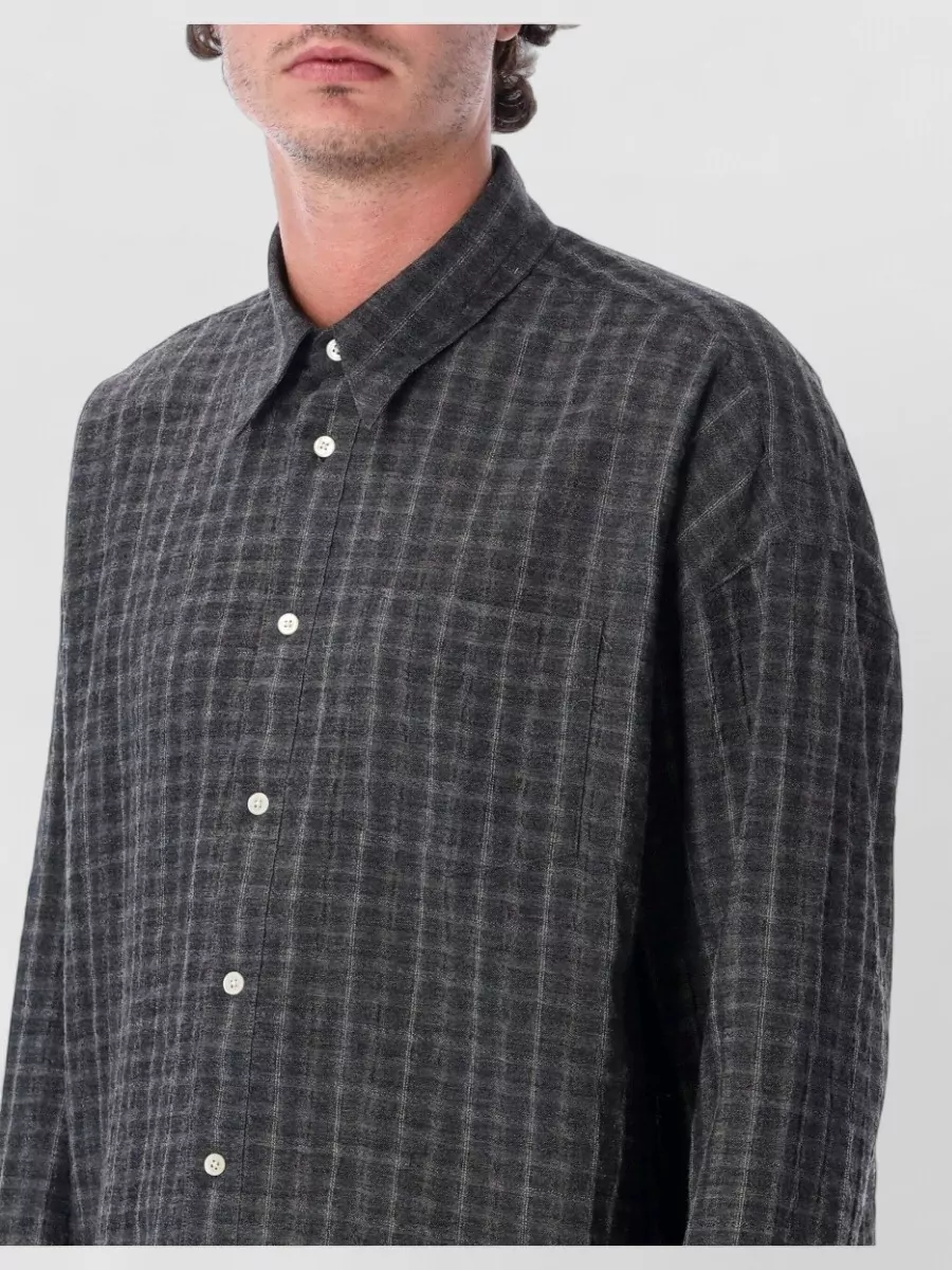 Sunflower Textured Checked Regular-Fit Shirt