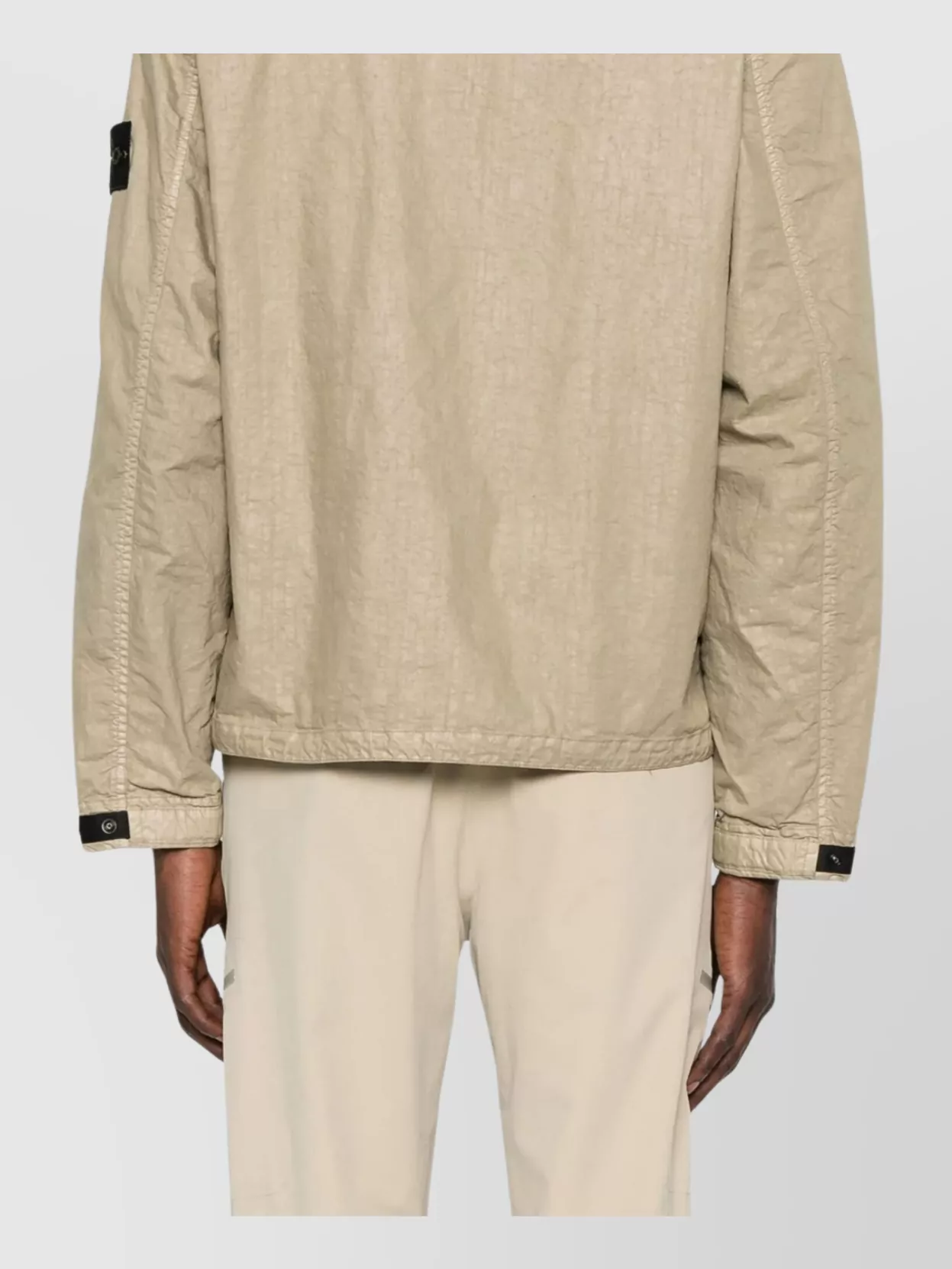 Stone Island Jacket Snap Collar Adjustable Cuffs
