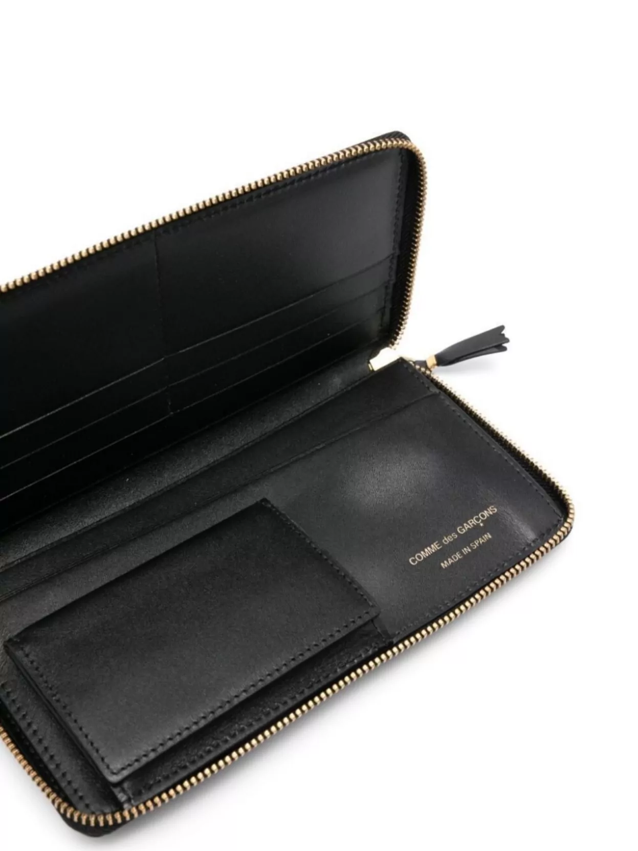 Comme Des Garçons Zip-Around Wallet With Multiple Card Slots