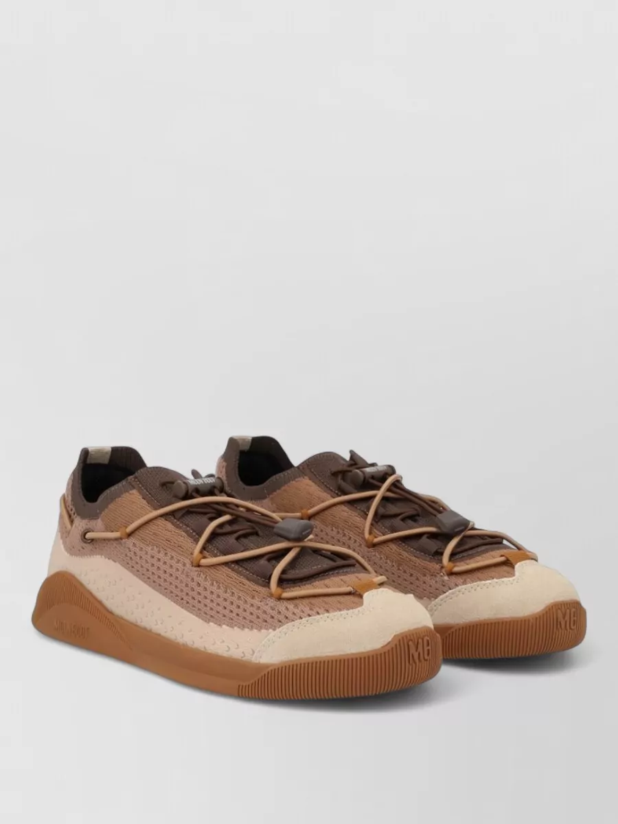 Moon Boot Mesh Sneakers Rubber Sole Pull Tab