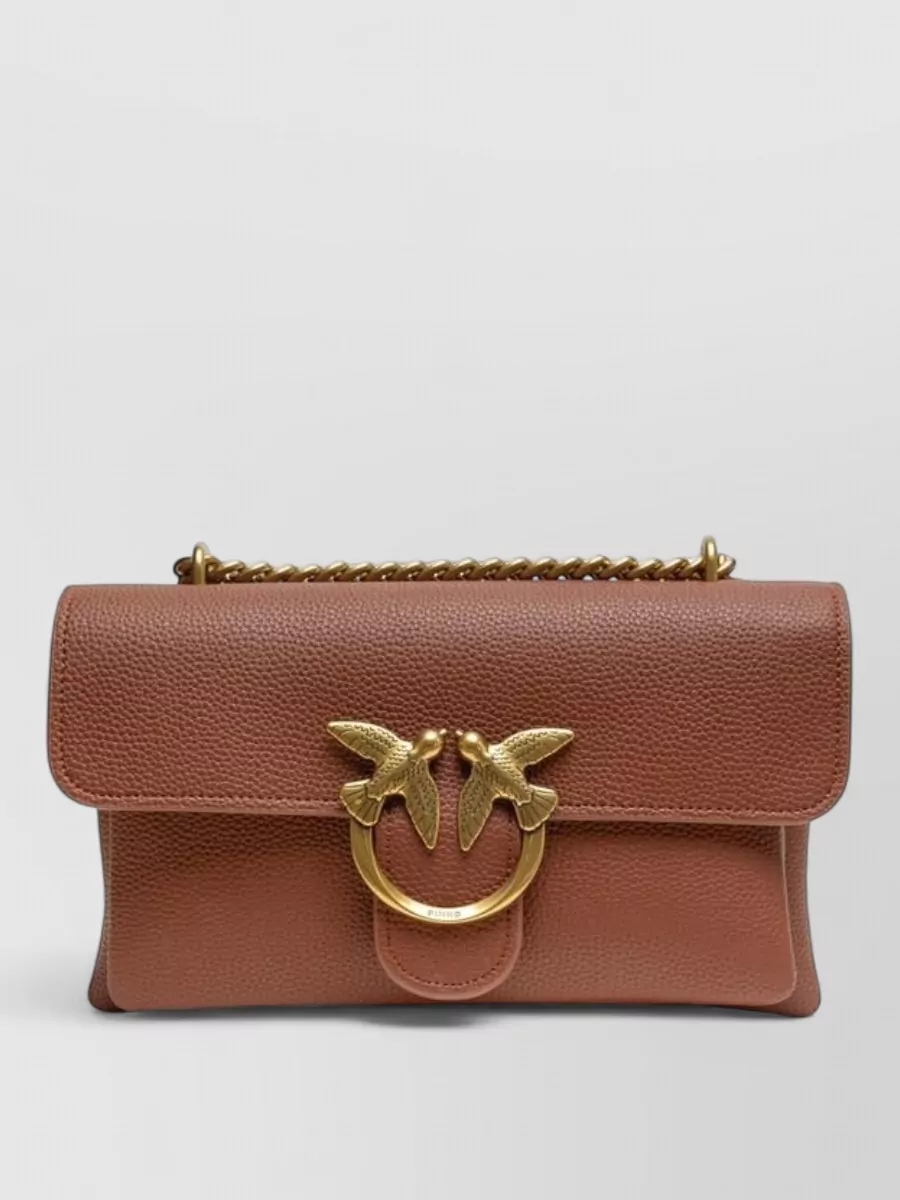 Pinko love bag small leather clutch bag