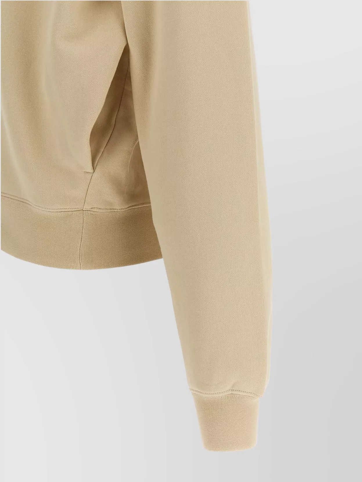 Jacquemus 'Ribbed Cuffs Hoodie Hem'