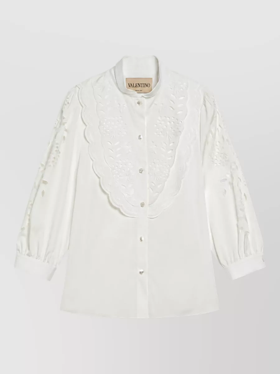 Valentino Garavani cotton embroidered shirt