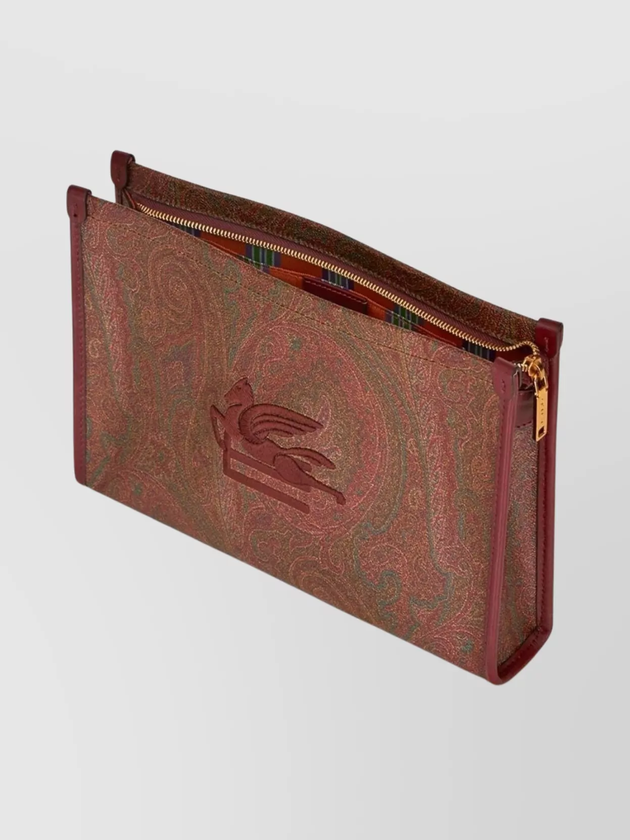 Etro Clutch Bag With Detachable Wrist Strap