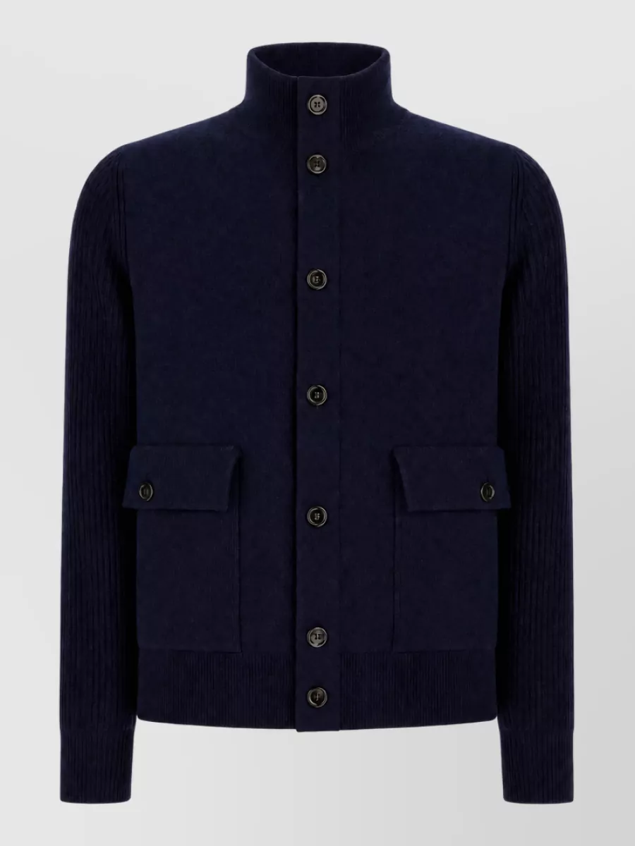 Lardini wool blend cardigan