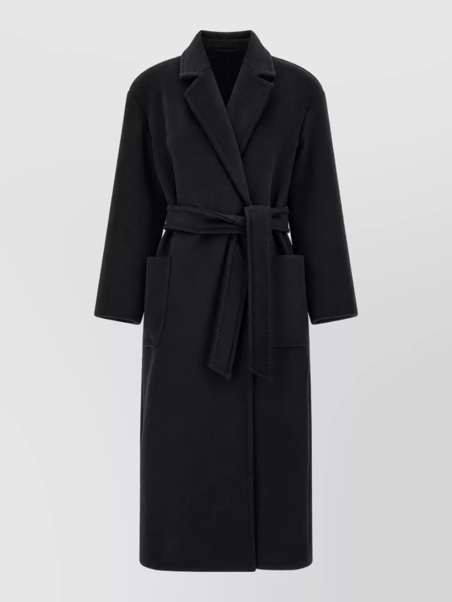 S Max Mara wool belted coat
