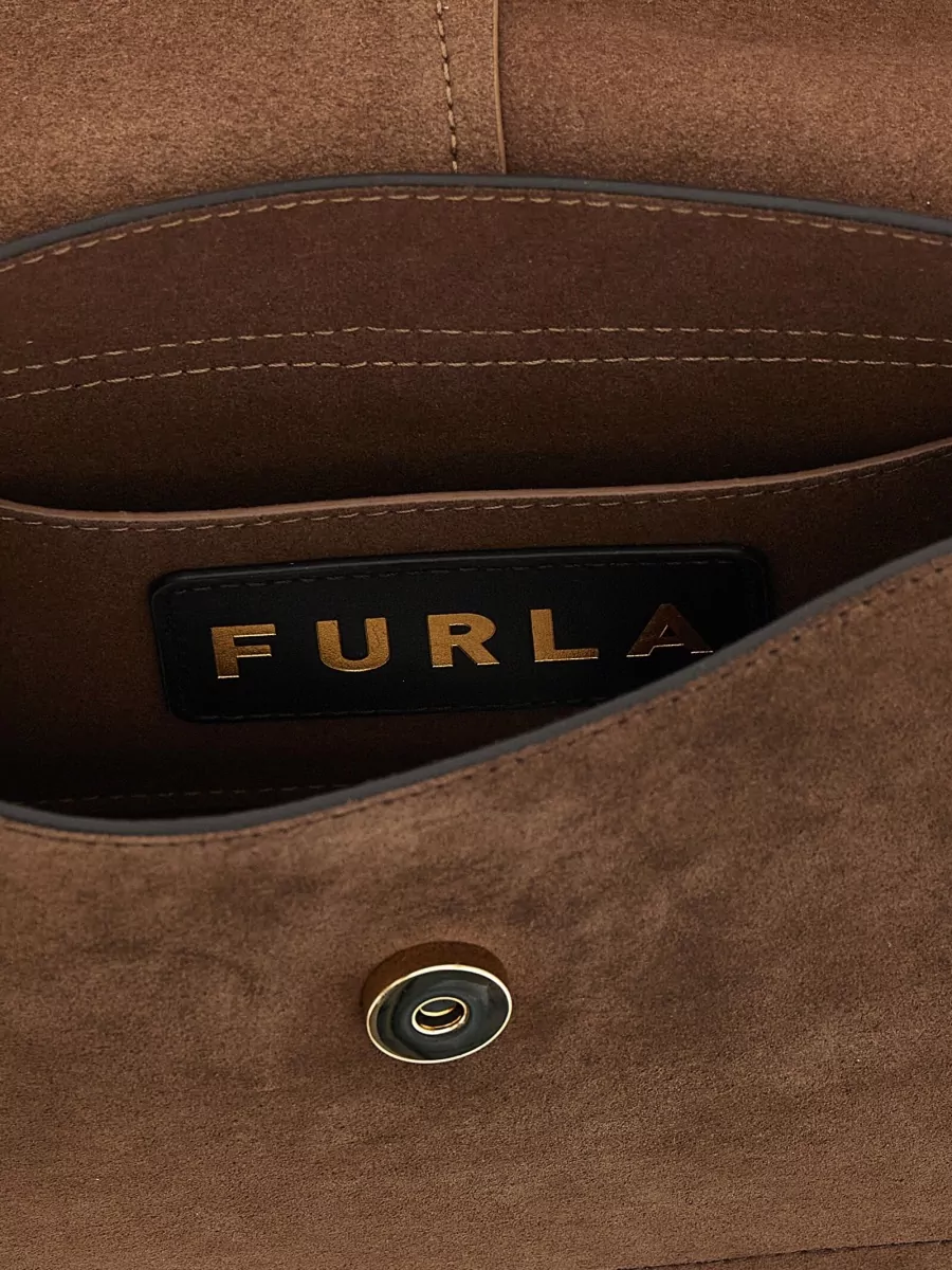 Furla Flow Medium Leather Shoulder Bag