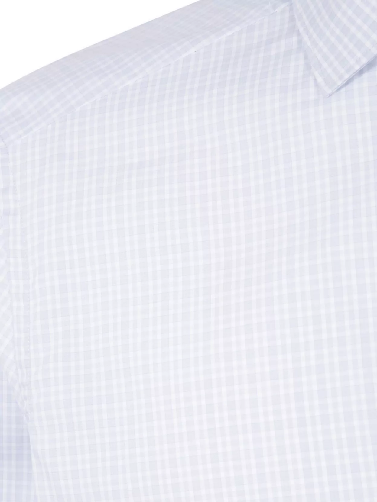 Zegna Pure Cotton Checked Shirt Buttons