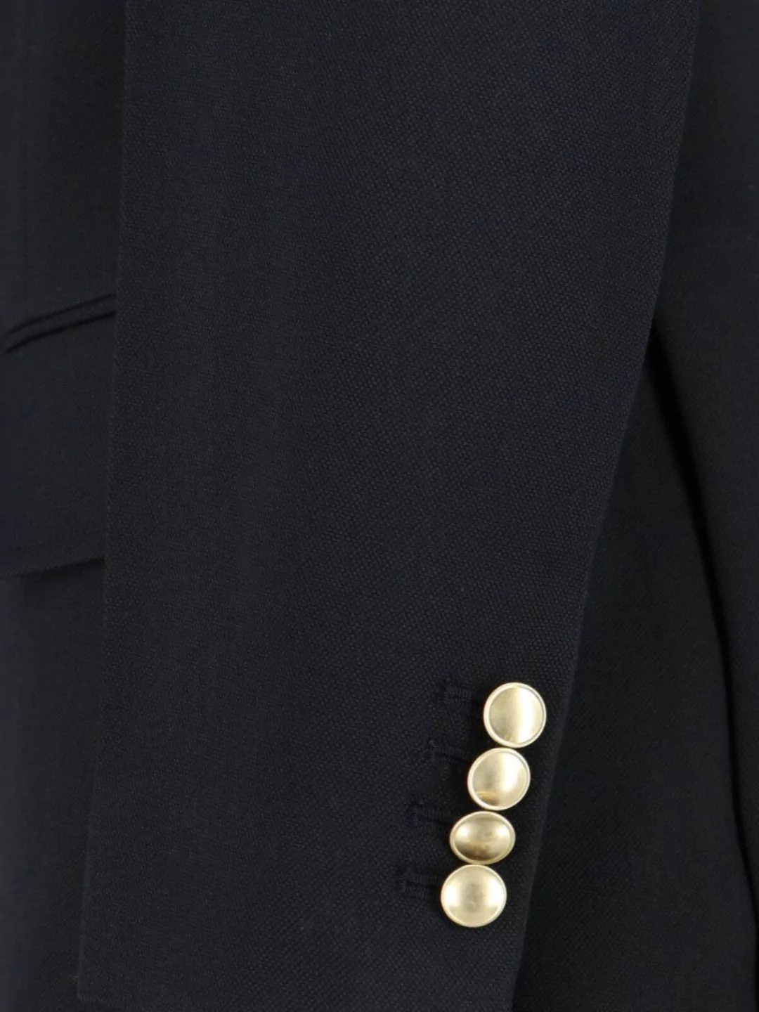 Victoria Beckham Lapel Blazer Gold Buttons