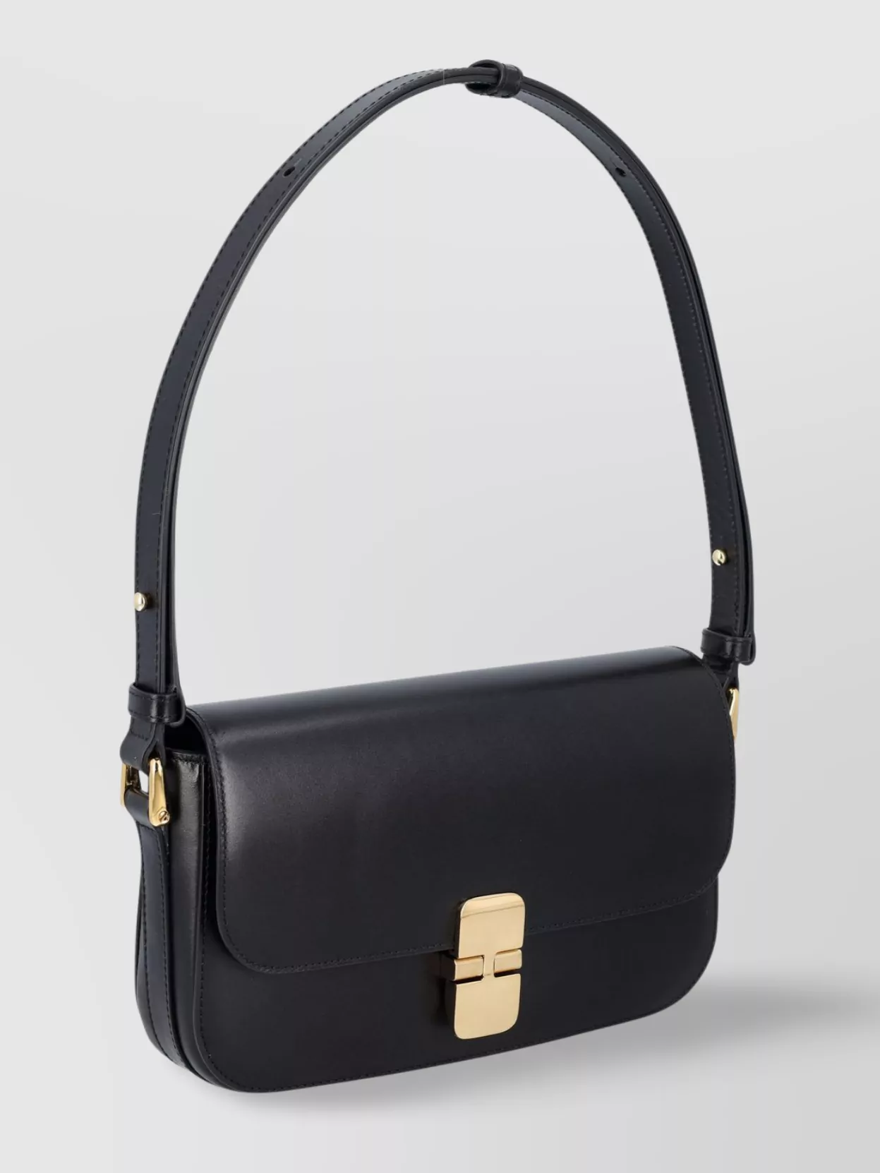 Apc Grace Baguette Leather Shoulder Bag