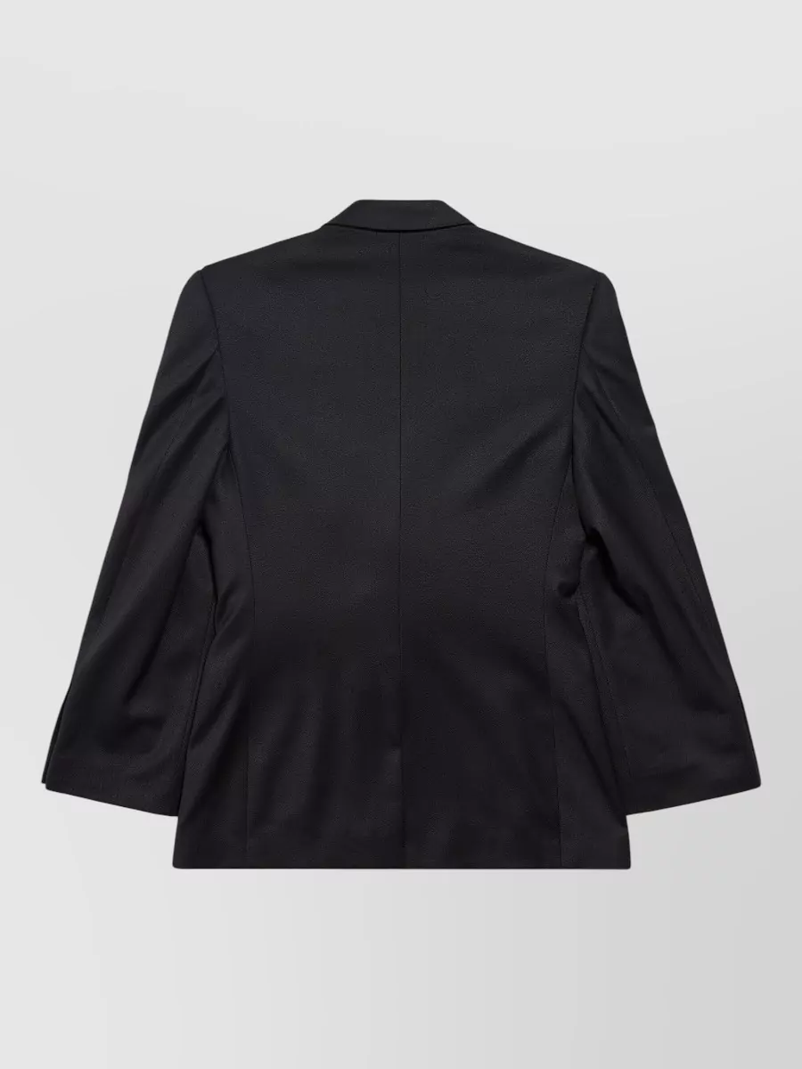 Balenciaga Tailored Jacket Chest Welt And Flap Pockets
