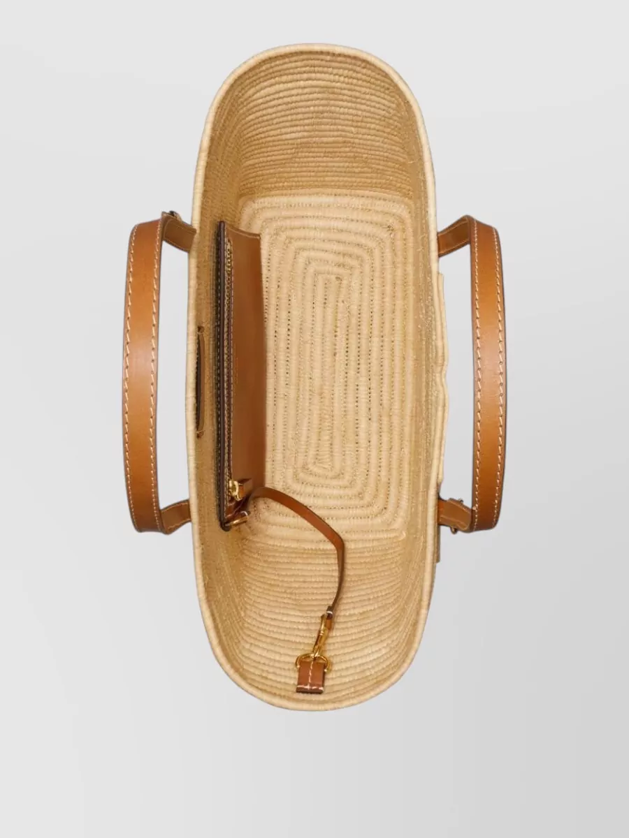 Tory Burch Ella Small Raffia Beach Bag