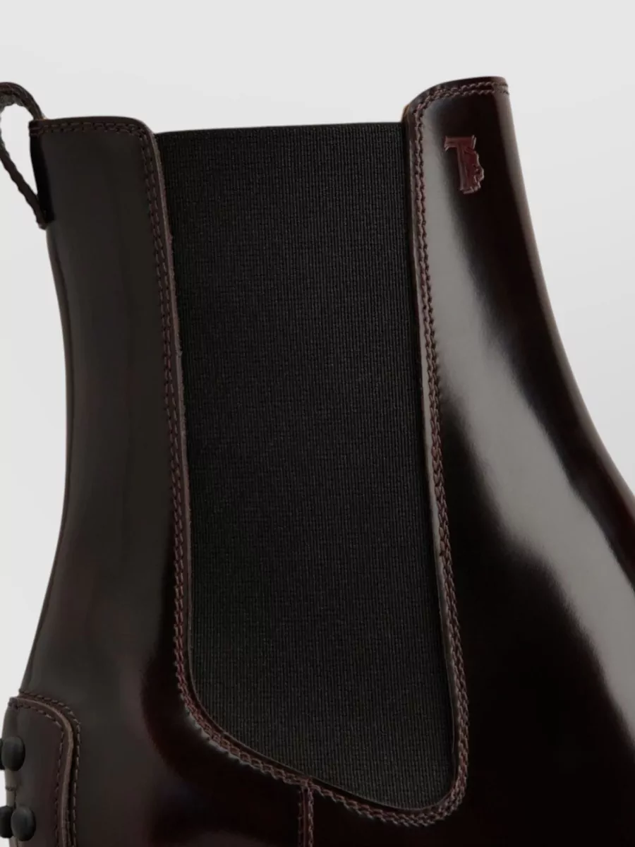 Tod's Leather Chelsea Ankle Boots
