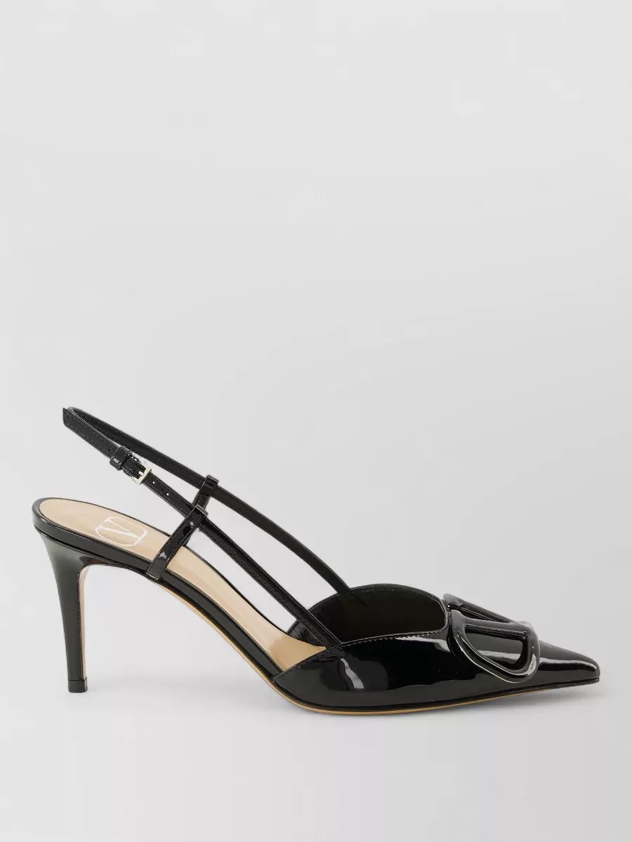 Valentino Vlogo Signature Slingback Pumps Pointed Toe