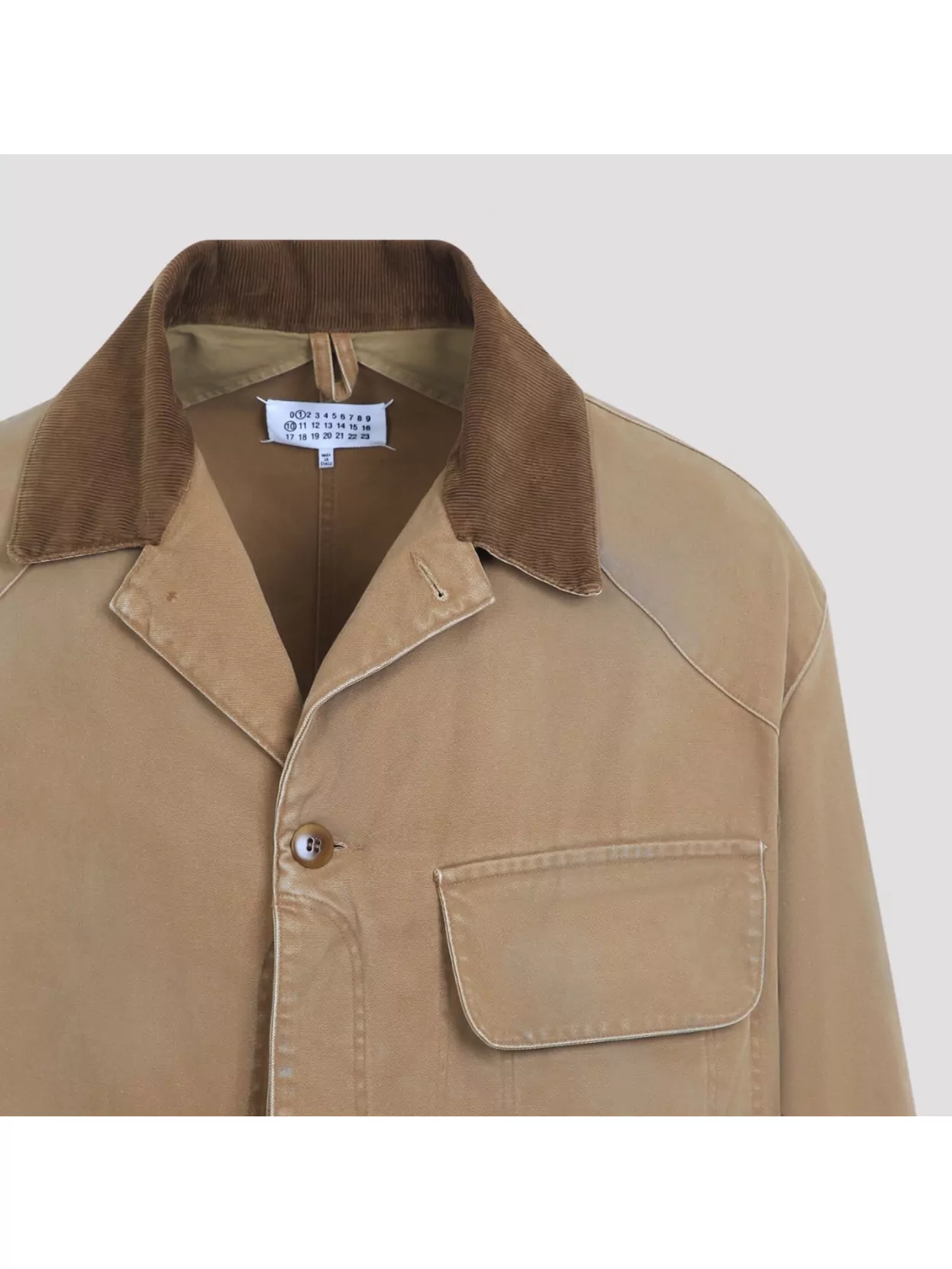 Maison Margiela Velvet Collar Sports Jacket