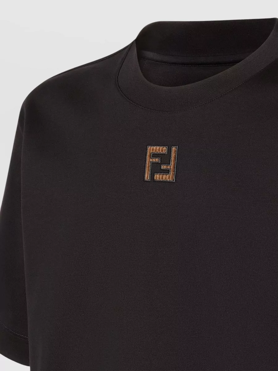 Fendi Regular Fit Crew Neck Short Sleeve T Shirt