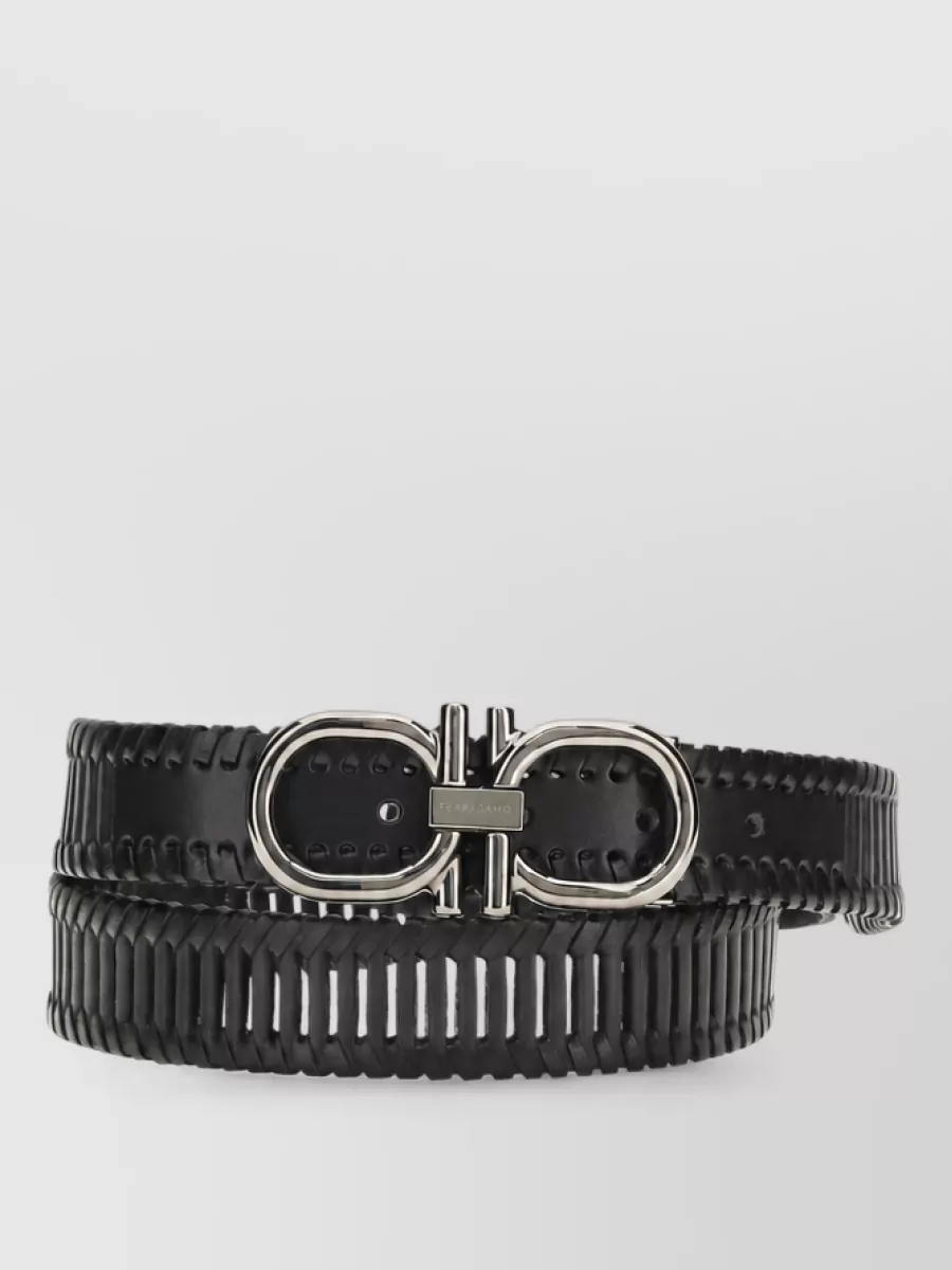 Ferragamo leather adjustable belt