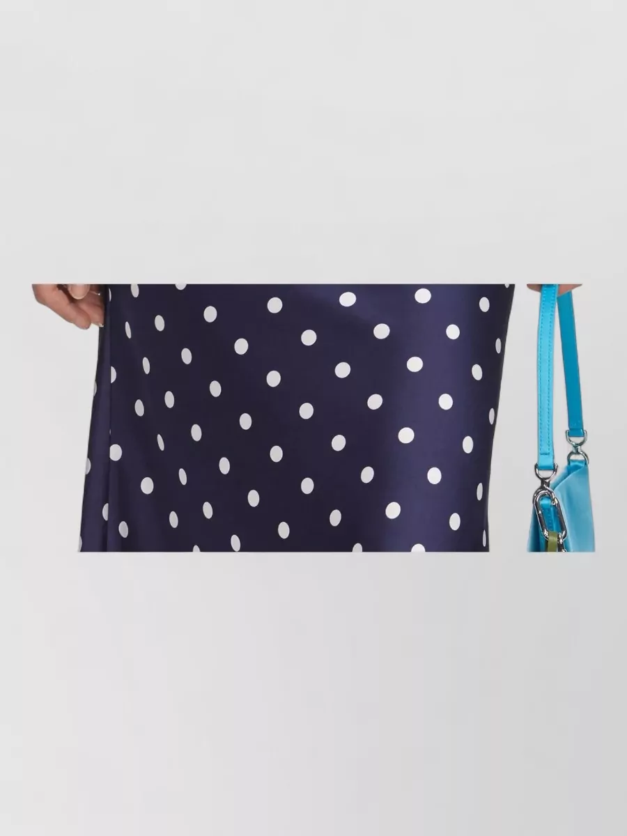 Self-Portrait Polka Dot Spaghetti Strap Midi Dress
